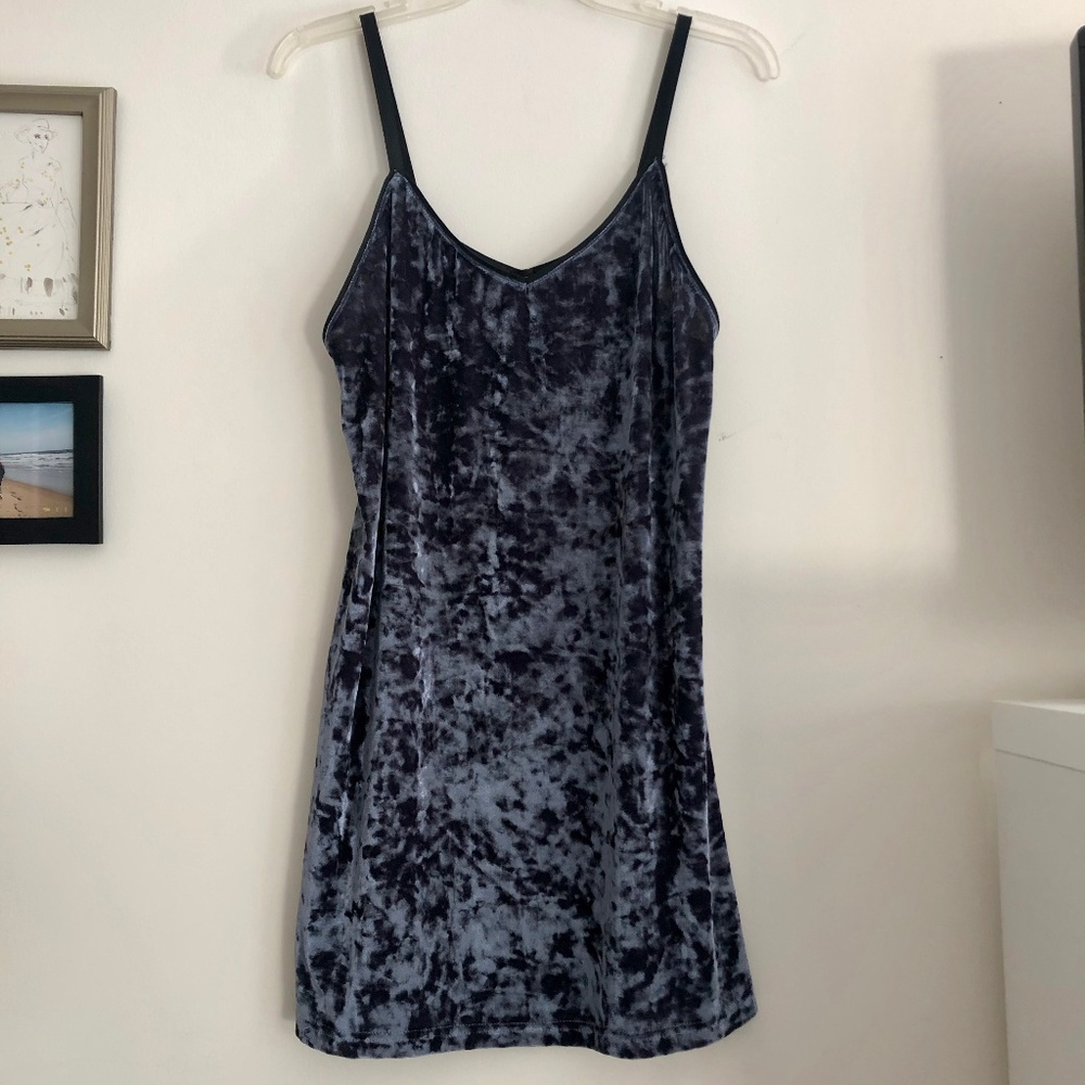 Topshop Velvet Mini Dress